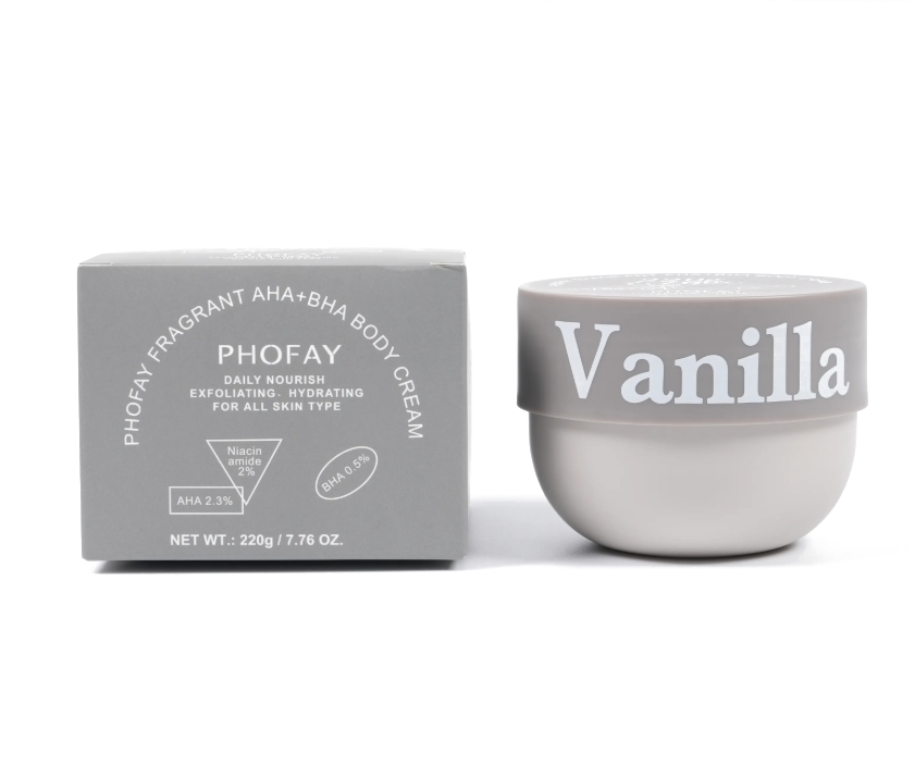 Dunvella crema corporal - caja y tarro Vanilla