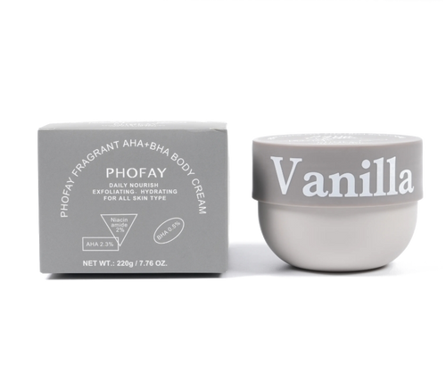Dunvella crema corporal - caja y tarro Vanilla
