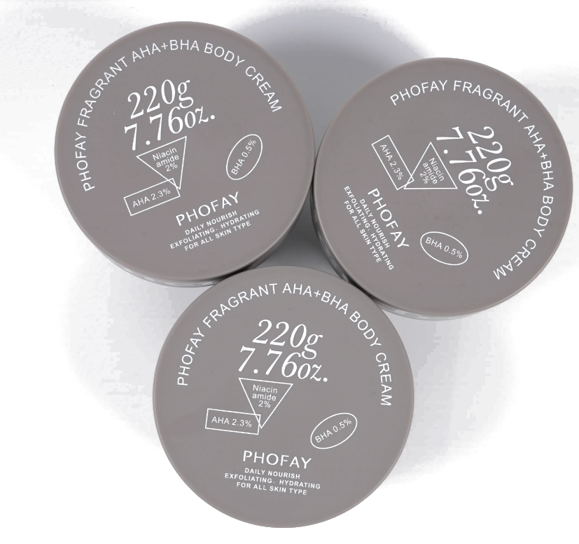 Dunvella crema corporal - vista superior de los 3 tarros